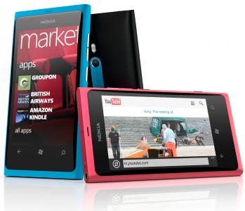诺基亚Lumia 800，广告照片