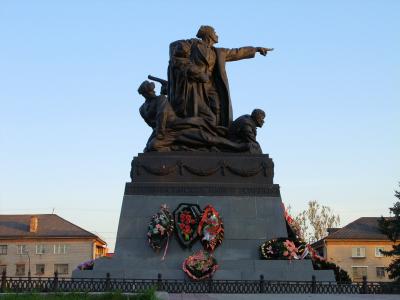 对M. Efremov的纪念碑。