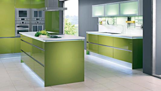 绿色厨房装修