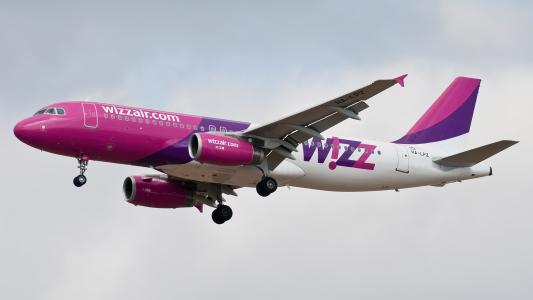 Wizz Air的空中客车起飞