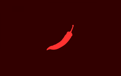 辣椒，红色的背景