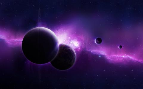 紫色的宇宙