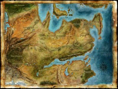 世界地图的游戏龙腾世纪
