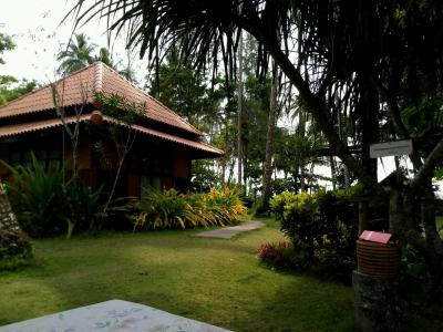 在酸值Kood海岛，泰国的别墅