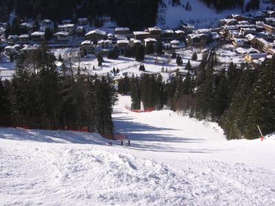在意大利Madonna di Campiglio滑雪胜地滑雪