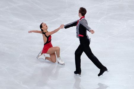 Fedor Klimov和Ksenia Stolbova俄罗斯花样滑冰运动员