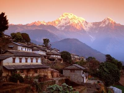 Ghandrung村/尼泊尔/喜马拉雅山