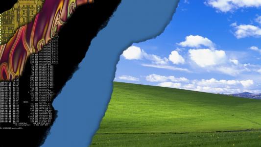 Windows XP桌面图层