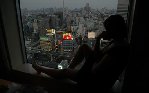 东京从窗口