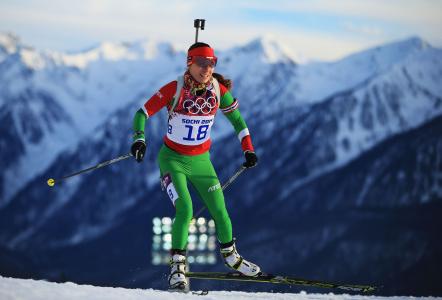 白俄罗斯纪律冬季两项运动员Nadezhda Scardino铜牌的拥有者