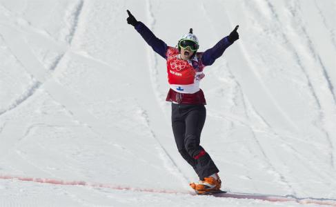 金牌的主人是捷克滑雪爱好者Eva Samkova
