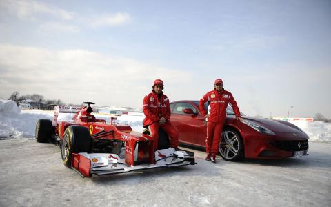 法拉利F1与飞行员