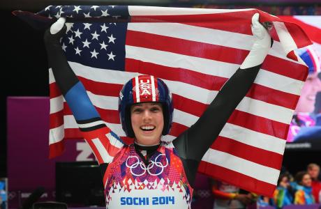 艾琳·哈姆林（Erin Hamlin）2014年索契奥运会上的美国雪橇铜牌