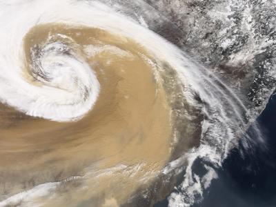 飓风卫星图像