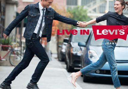生活在牛仔裤Levi`s