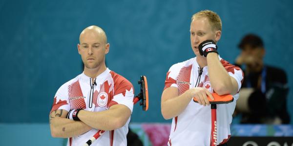 在索契奥运会上，加拿大冰壶队男子组的金牌得主