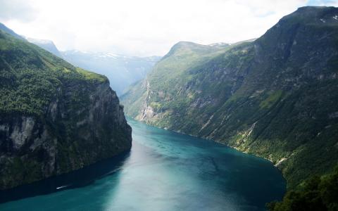 挪威壮丽的峡湾