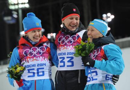 奥尔加Vilukhina俄罗斯冬季两项运动员