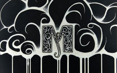 字母M图形艺术