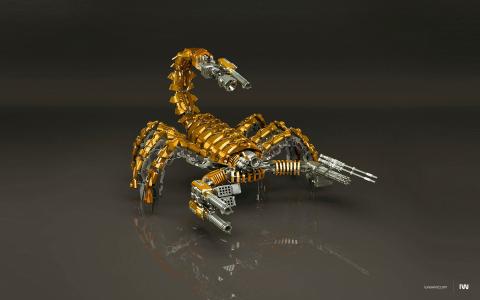 金属蝎子机器人