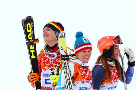 索契冬奥会山区滑雪运动员Nicole Hosp的银牌铜牌老板