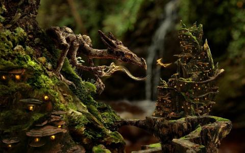 龙和森林童话