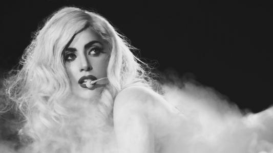 歌手Lady Gaga表演