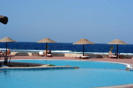 在El Quseir，埃及酒店的游泳池