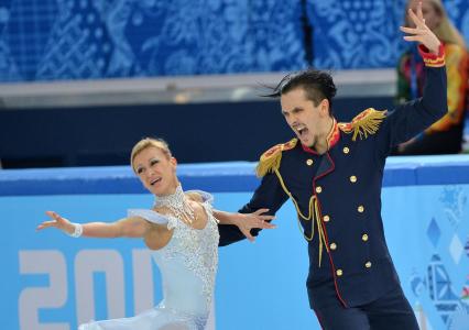Tatyana Volosozhar和Maxim Trankov是索契的金牌得主