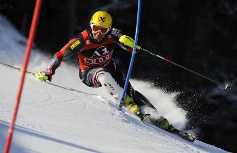 Ivica Kostelic克罗地亚滑雪者在索契有一枚银牌