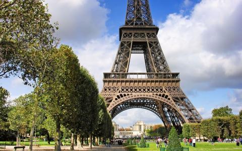 艾菲尔铁塔的看法在巴黎