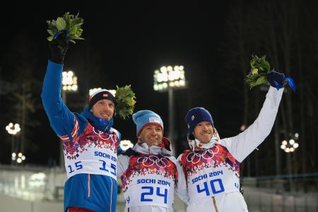 银牌得主是奥地利冬季两项运动员多米尼克·兰德丁格在索契奥运会上的表现