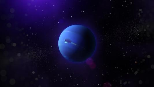 行星海王星在星系中