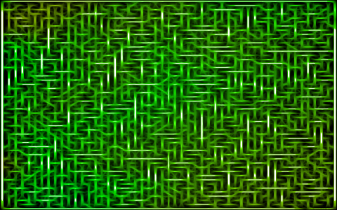 纤维交织，绿色背景