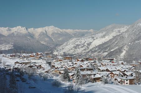 法国Courchevel滑雪胜地的城市
