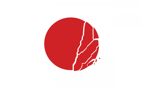 日本国旗上的一个圆圈