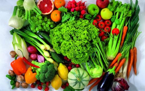 水果和蔬菜混合