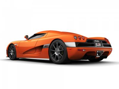 橙色的Koenigsegg