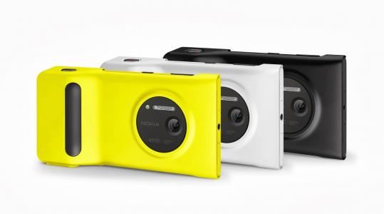 诺基亚Lumia 1020和诺基亚相机手柄，所有颜色