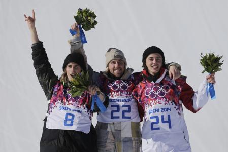 Staale Sandbeh挪威挡雪板银牌在奥林匹克在索契2014年