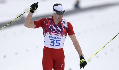 瑞士滑雪运动员Dario Cologna获得两枚金牌