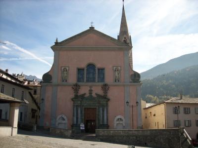 古代教会在博尔米奥，意大利度假村