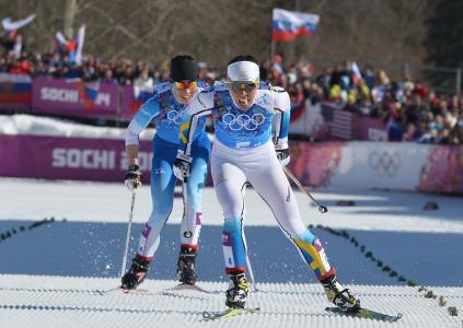 2014年，夏洛特·卡拉（Charlotte Kalla）是索契的瑞典金牌滑雪者和两枚银牌