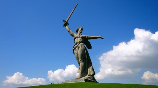 纪念碑祖国在伏尔加格勒