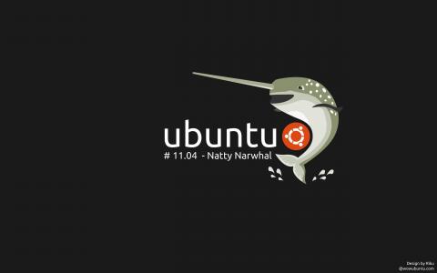 海豚被抢走，背景Ubuntu