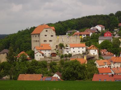 城堡在奥地利朗根费尔德镇