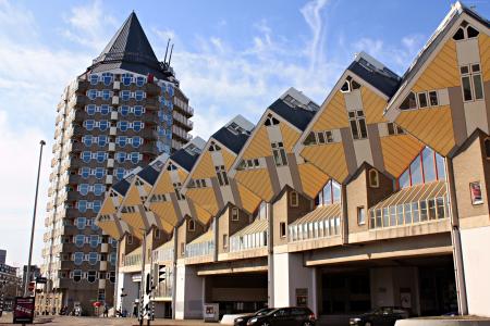不寻常的立方体房屋，鹿特丹