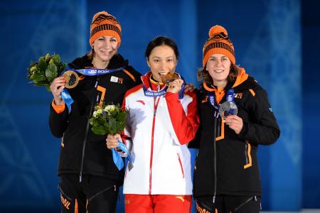荷兰速滑运动员Margot Boer在索契奥运会上获得两枚铜牌的拥有者