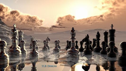 国际象棋在沙漠中