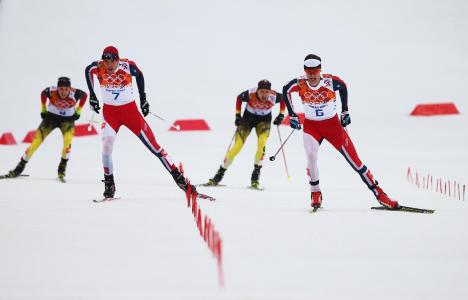 德国滑雪运动员Bjorn Kircheisen在索契奥运会上